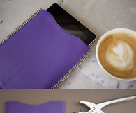 DIY Chain Trimmed iPad Sleeve