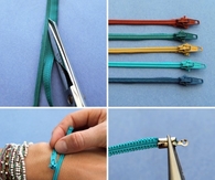 DIY Zipper Bracelets