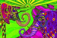 Psychedelic Elephants