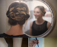 DIY Braided Updo