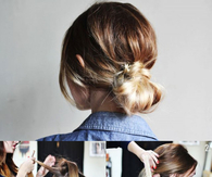 DIY Low Style Bun