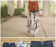 DIY Jean Skirt