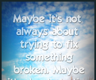 Maybe