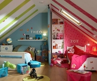 Brother and sister babies room