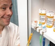 Medicine Cabinet Tooth Brush Holder