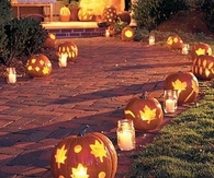 Candlelight Path for Halloween