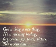 God is doing a new thing