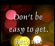 Don't be
