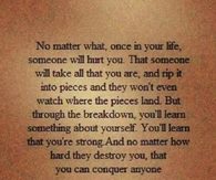 no matter what