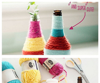 DIY Cute Bottle Vases