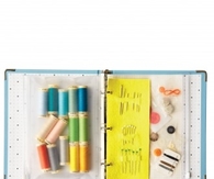 Sewing kit in a binder