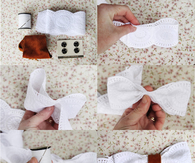 DIY Cute Button Bow