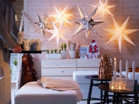 Country christmas interior decor