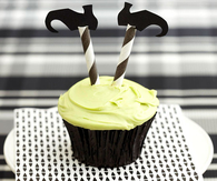 Topsy Turvy Witch Cupcakes