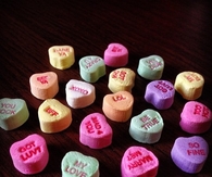 Valentines Candy hearts