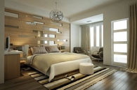Mid Century modern bedroom