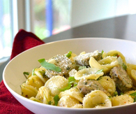 Parmesan Sausage Orecchiette