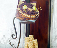Black cat cheese ball