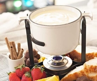 White slime fondue
