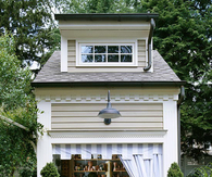 Two story potting shed garden