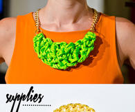 DIY Large Necklace