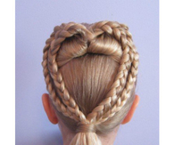 DIY Heart Braid