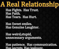 a real relationship