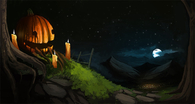 Halloween pumpkin night