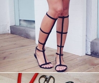 DIY Nice Old Sandal Transformation