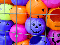 Jack o lantern buckets