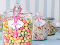 Candy bar for baby shower