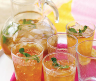 Fresh mint lime juice