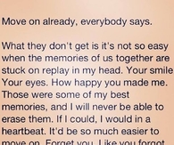 Move on already