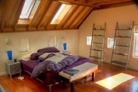 Attic  to Cabin style bedroom