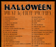 Halloween Must Watch Movies