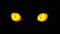 Spooky glowing eyes