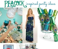 Peacock inspired party