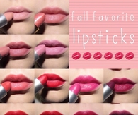 Fall favorite lipsticks