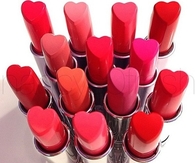 Heart tipped lipsticks