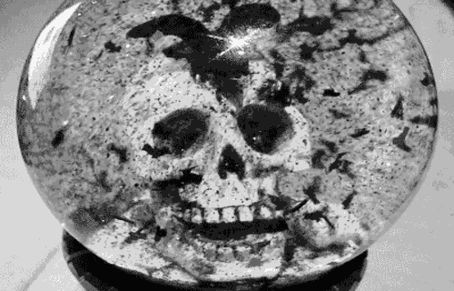 Skull globe