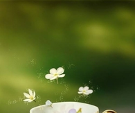 Magical tea cup