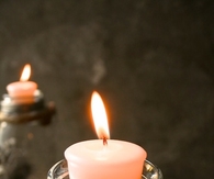 Pink candles