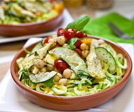 Mediterranean Zucchini Pasta Salad