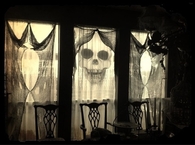 Spooky curtains