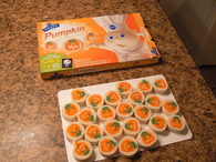 Halloween pumpkin cookies