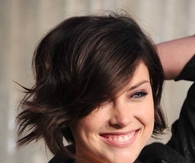 Short messy cut