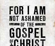 Not ashamed