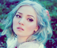 light blue hair