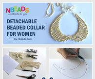 Detachable Beaded Collar for Women