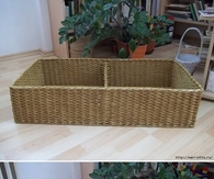 DIY Newspaper Basket with Compartments